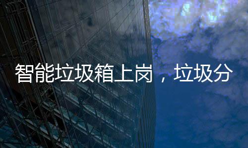 看它垃圾垃圾如何智能箱上分类岗，工作